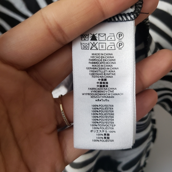 Like New Michael Kors Zebra Print Top Blouse! - Picture 3 of 5